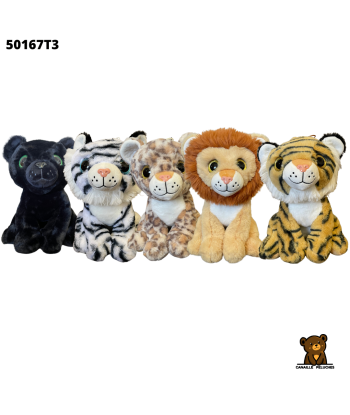 PELUCHE ANIMAUX SAUVAGES T3...