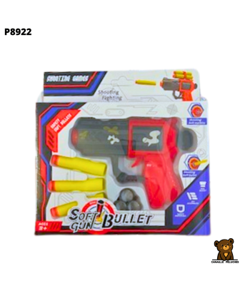 BTE. PISTOLET + FLECHES MOUSSE