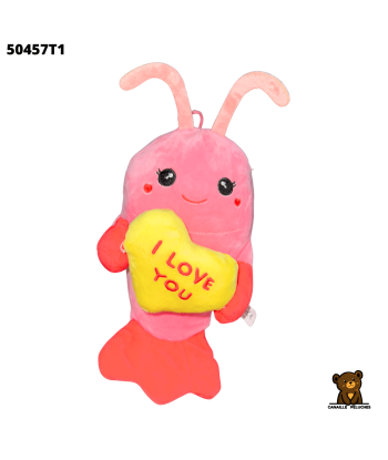 PELUCHE HOMARD + COEUR 2ASS...