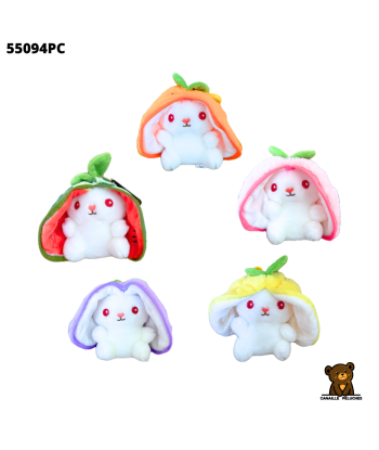 PC LAPIN FRUIT 10CM 5ASS x25