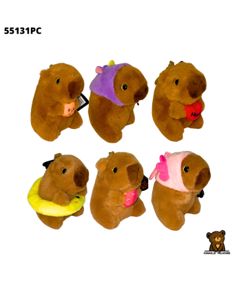 PC CABYBARA 10CM 6ASS x24