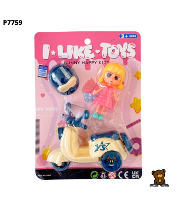 BL. SCOOTER + POUPEE
