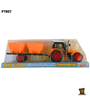 TRACTEUR AVEC REMORQUE