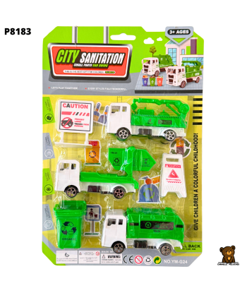 BL. SET VEHICULES VERTS
